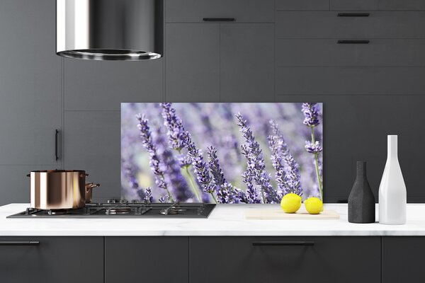 Sklenený obklad Do kuchyne Kvety rastlina príroda 120x60 cm