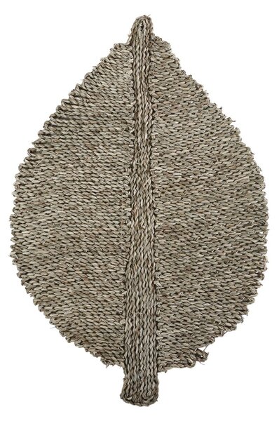 Koberec v tvare listu z morskej trávy Leaf - 50 * 75cm - Chic Antique