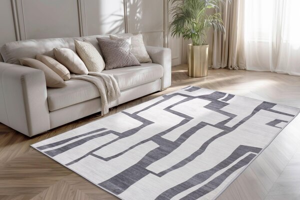 PLOCHO TKANÝ KOBEREC, 80/150 cm strieborná Kayoom - Online Only bytové doplnky, Online Only