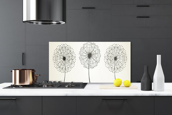 Sklenený obklad Do kuchyne Kvety rastlina príroda 120x60 cm