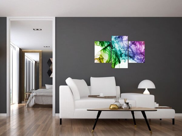 Obraz - farebný dym (90x60 cm)