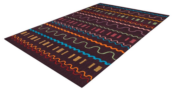 PLOCHO TKANÝ KOBEREC, 140/200 cm viacfarebná, fialová Kayoom - Online Only bytové doplnky, Online Only