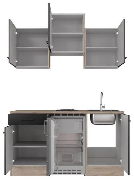MINIKUCHYŇA CAPRI 150,5 150,5 cm FlexWell - Online Only kuchyne, Online Only