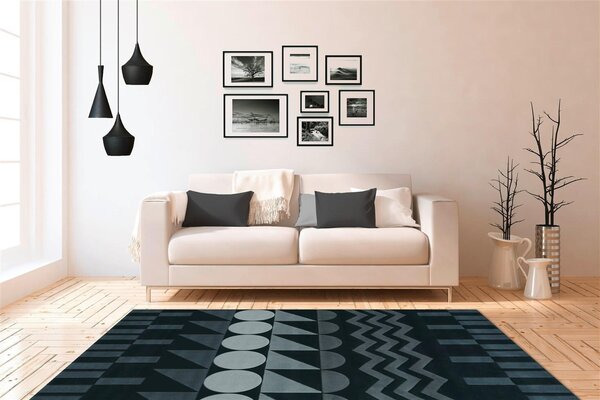 PLOCHO TKANÝ KOBEREC, 70/140 cm antracitová Kayoom - Online Only bytové doplnky, Online Only