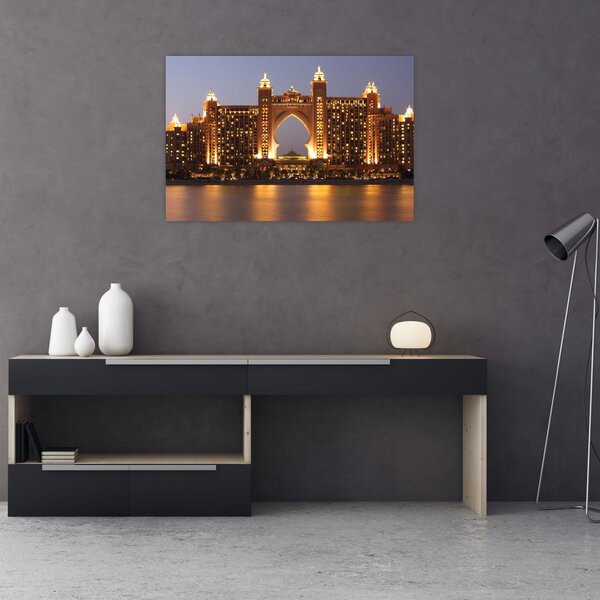 Obraz stavby v Dubaji (90x60 cm)