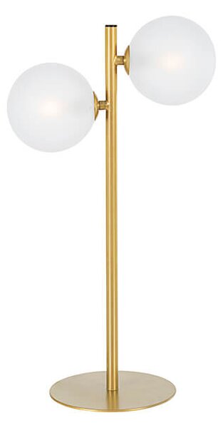 MUZZA Stolná lampa Balls zlatá