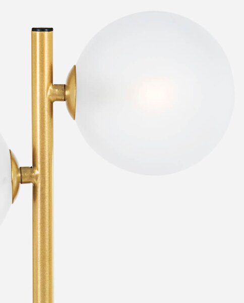 MUZZA Stolná lampa Balls zlatá