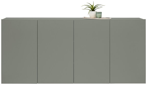 ŠIROKÁ KOMODA, zelená, 180/80/42 cm Hom`in - Online Only drobný nábytok, Online Only