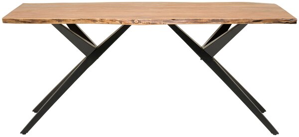 JEDÁLENSKÝ STÔL, akácia, čierna, farba vlašského orecha, 200/100/76 cm P & B - Online Only jedálne, Online Only