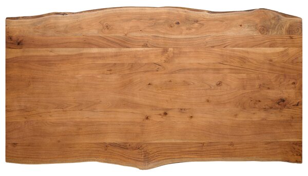 JEDÁLENSKÝ STÔL, akácia, čierna, farba vlašského orecha, 200/100/76 cm P & B - Online Only jedálne, Online Only