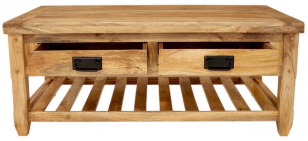 Konferenčný stolík Devi 110x45x60 indický masív mango