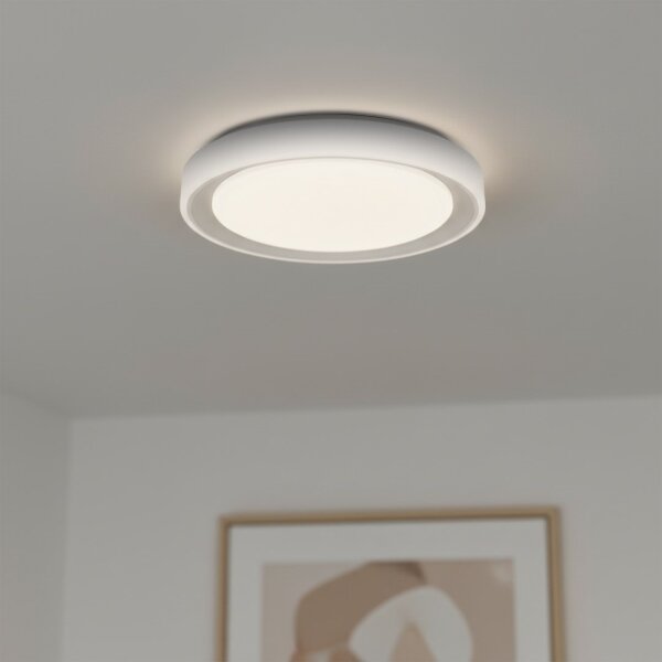 LED RGBW stmievateľné stropné svietidlo MELO LED/36W/230V 3000-6000K pr. 39 cm biela + DO