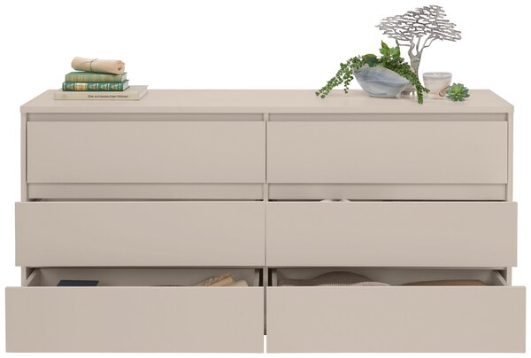 ŠIROKÁ KOMODA, kašmírová, 160/79/48 cm Carryhome - Online Only drobný nábytok, Online Only