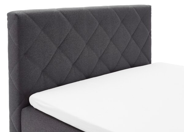 BOXSPRINGOVÁ POSTEĽ, 140/200 cm antracitová Xora - Postele, Online Only
