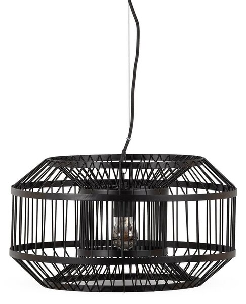 MUZZA Stropná lampa alise ø 50 cm čierna
