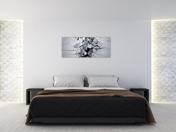 Obraz abstrakcie 3D (120x50 cm)