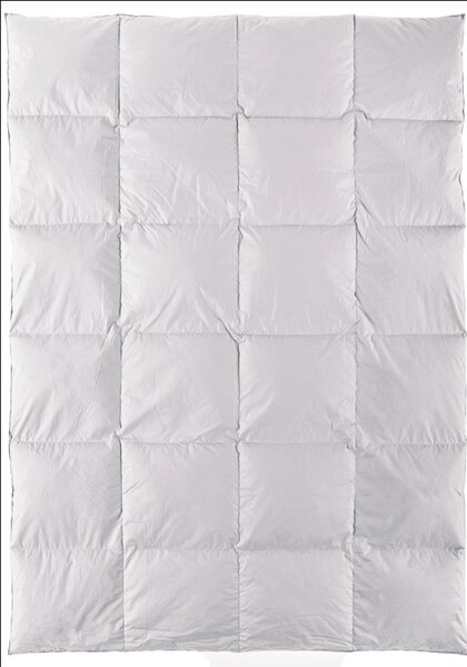 Prikrývka 100 % husacie perie 140x200 cm, 2000 g sypka biela