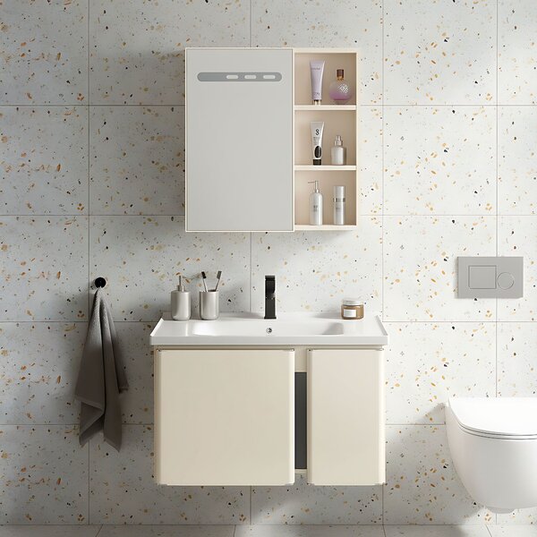 Súprava kúpeľňového nábytku s umývadlom Tula 60cm Beige