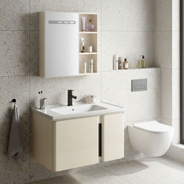 Súprava kúpeľňového nábytku s umývadlom Tula 60cm Beige