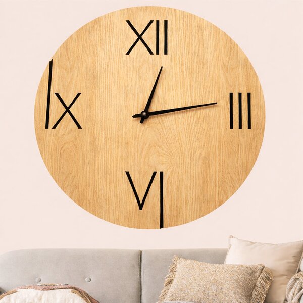KMDESING | Moderné nástenné hodiny - Nordic Oak