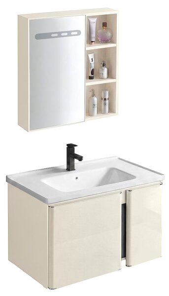 Súprava kúpeľňového nábytku s umývadlom Tula 60cm Beige