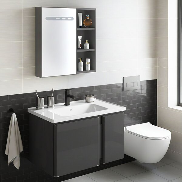Súprava kúpeľňového nábytku s umývadlom Tula 60cm Grey