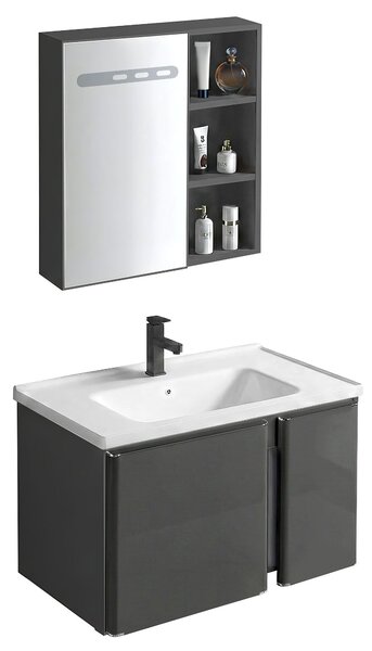 Súprava kúpeľňového nábytku s umývadlom Tula 60cm Grey