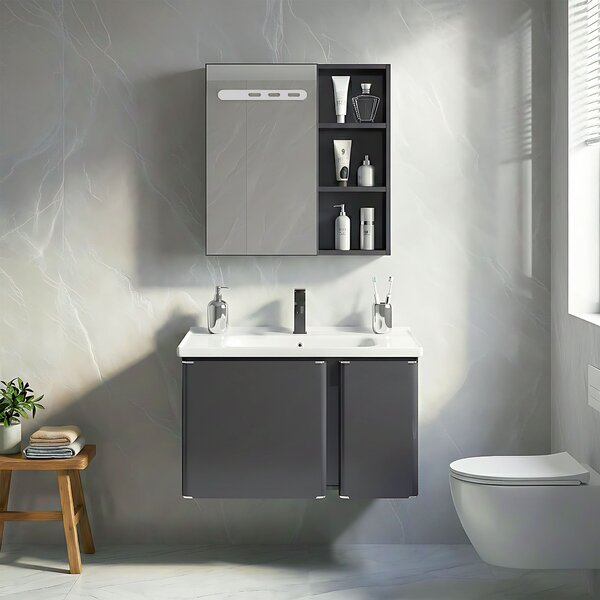 Súprava kúpeľňového nábytku s umývadlom Tula 60cm Grey