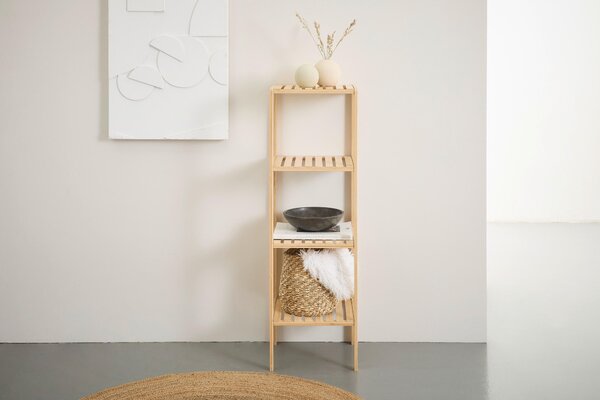 REGÁL, prírodná farba, bambus, 34/110/33 cm Carryhome - Online Only drobný nábytok, Online Only