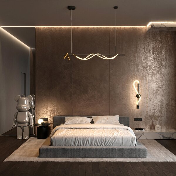 VISIACE SVIETIDLO, 140/150/18 cm MAYTONI - Online Only bytové doplnky, Online Only