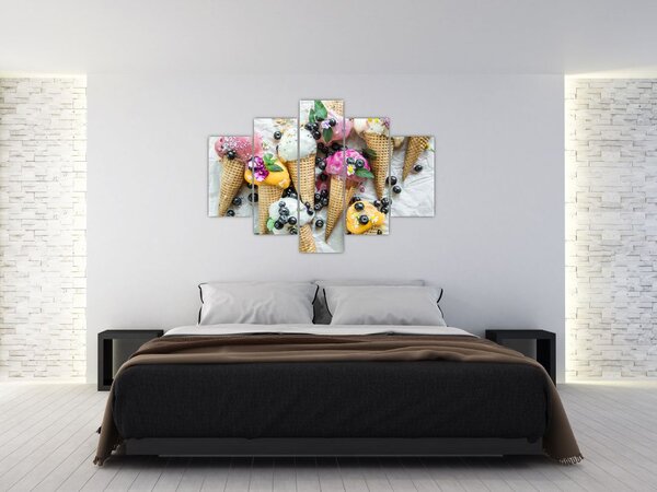 Obraz so zmrzlinami (150x105 cm)