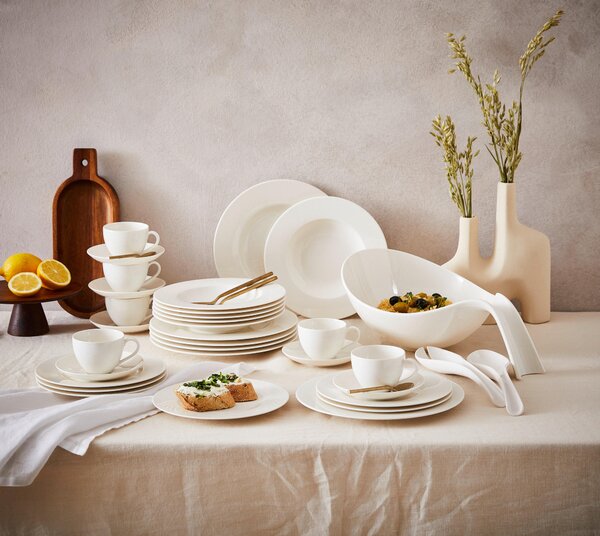 KOMBINOVANÝ SERVIS Basic White 30-dielne Villeroy & Boch - Jedálenské sety
