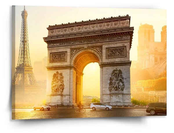 Sablio Obraz Paríž Víťazný oblúk - 150x110 cm