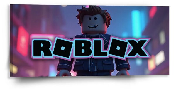 Sablio Obraz ROBLOX Neónové mesto - 110x50 cm