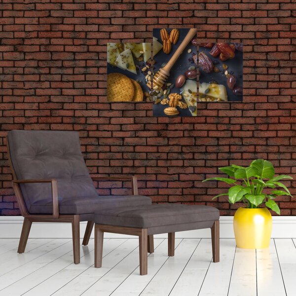 Obraz so sušeným ovocím (90x60 cm)