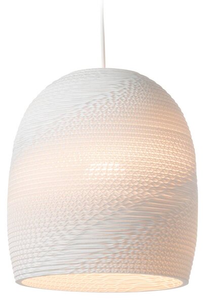 Závesná lampa Bell biela Ø 27 cm