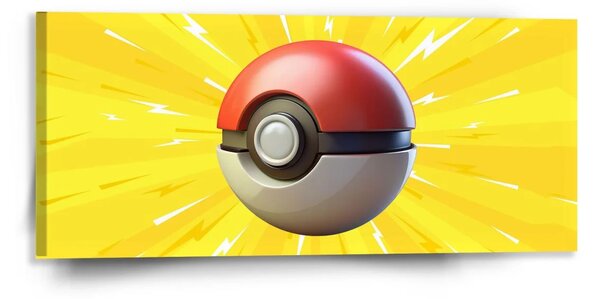 Sablio Obraz Pokemon ball Explózia - 110x50 cm