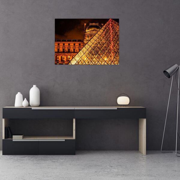 Obraz Louvre v Paríži (70x50 cm)