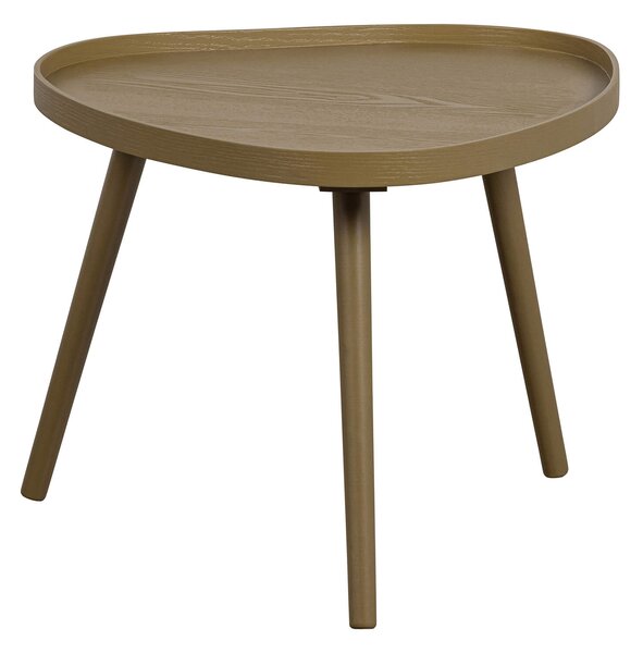 MUZZA Konferenčný stolík menna 61 x 40 cm hnedý