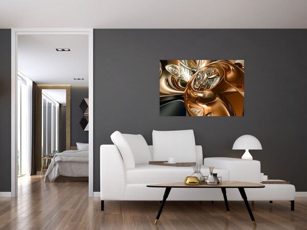 Obraz abstrakcie (90x60 cm)