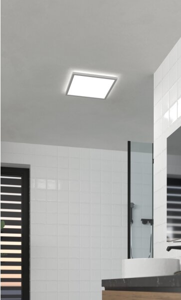 Eglo 901451-LED Kúpeľňové stropné svietidlo ROVITO 17,6W/230V 39x39 cm IP44 biela