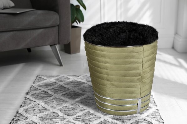 TABURETKA, textil, 42/50 cm MID.YOU - Kreslá, Online Only