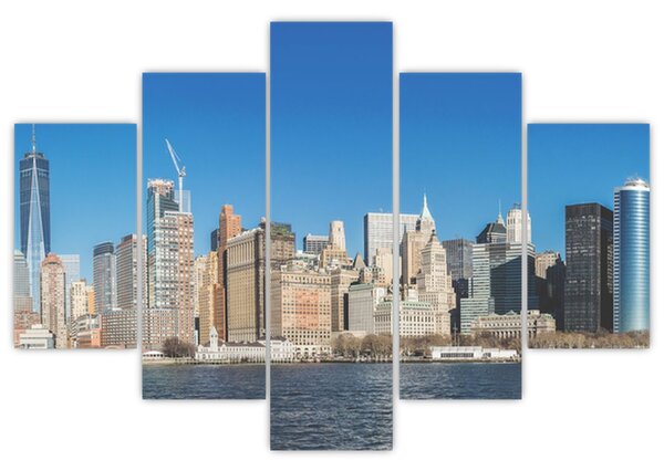 Obraz - Manhattan v New Yorku (150x105 cm)