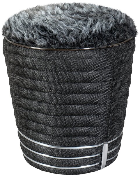 TABURETKA, textil, 42/50 cm MID.YOU - Kreslá, Online Only
