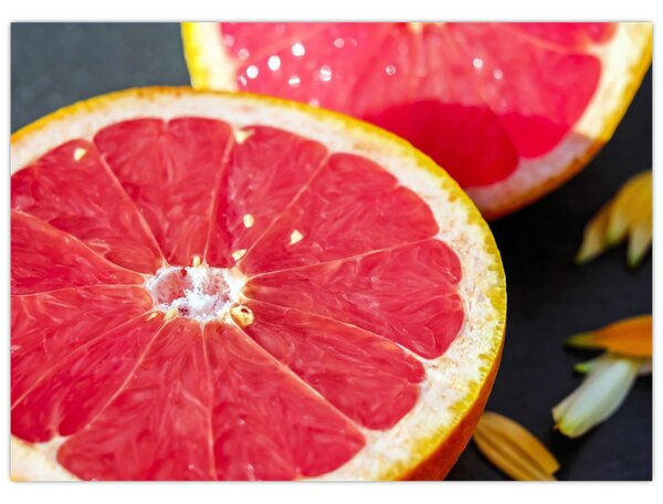 Obraz rozkrojených grapefruitov (70x50 cm)