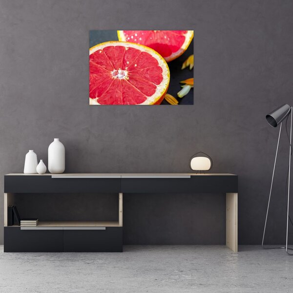 Obraz rozkrojených grapefruitov (70x50 cm)