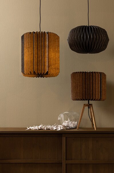 MUZZA Stropná lampa lobba 25 cm čierna
