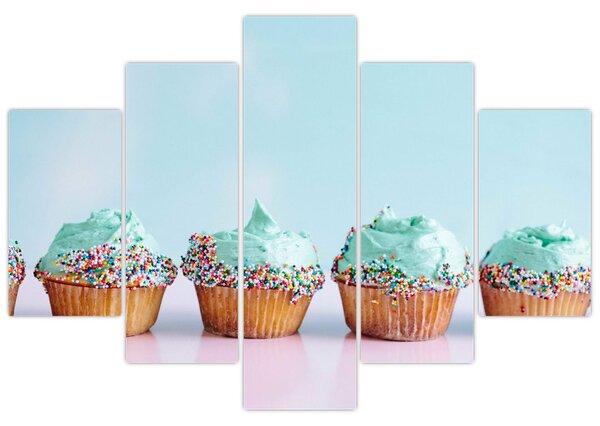 Obraz cupcakes (150x105 cm)