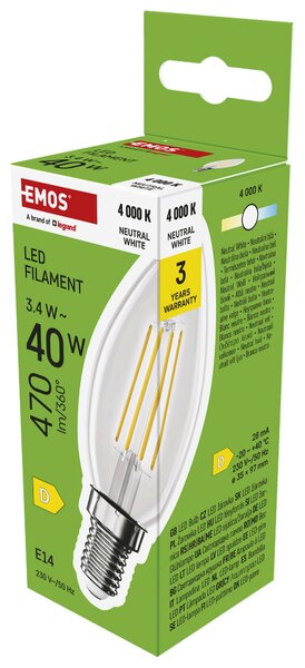 FILAMENTOVÁ LED ŽIAROVKA E14 - Doplnky k svietidlám