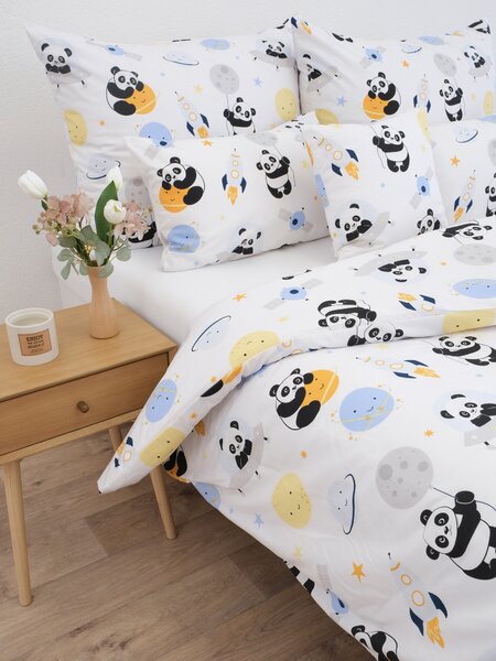 Bavlnené obliečky Renforcé - Vesmírna panda
